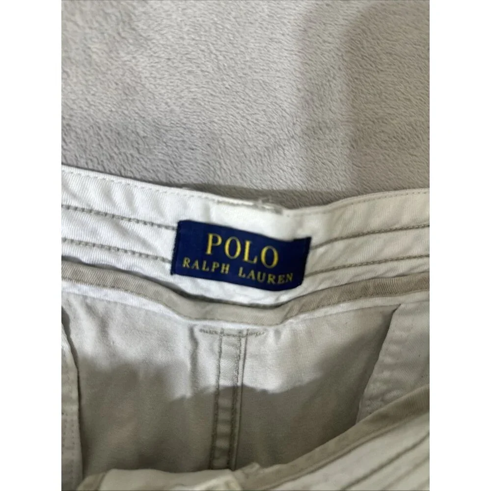 Polo Ralph Lauren Cargo Shorts Men’s 38 Khaki Beige Classic Fit Utility
